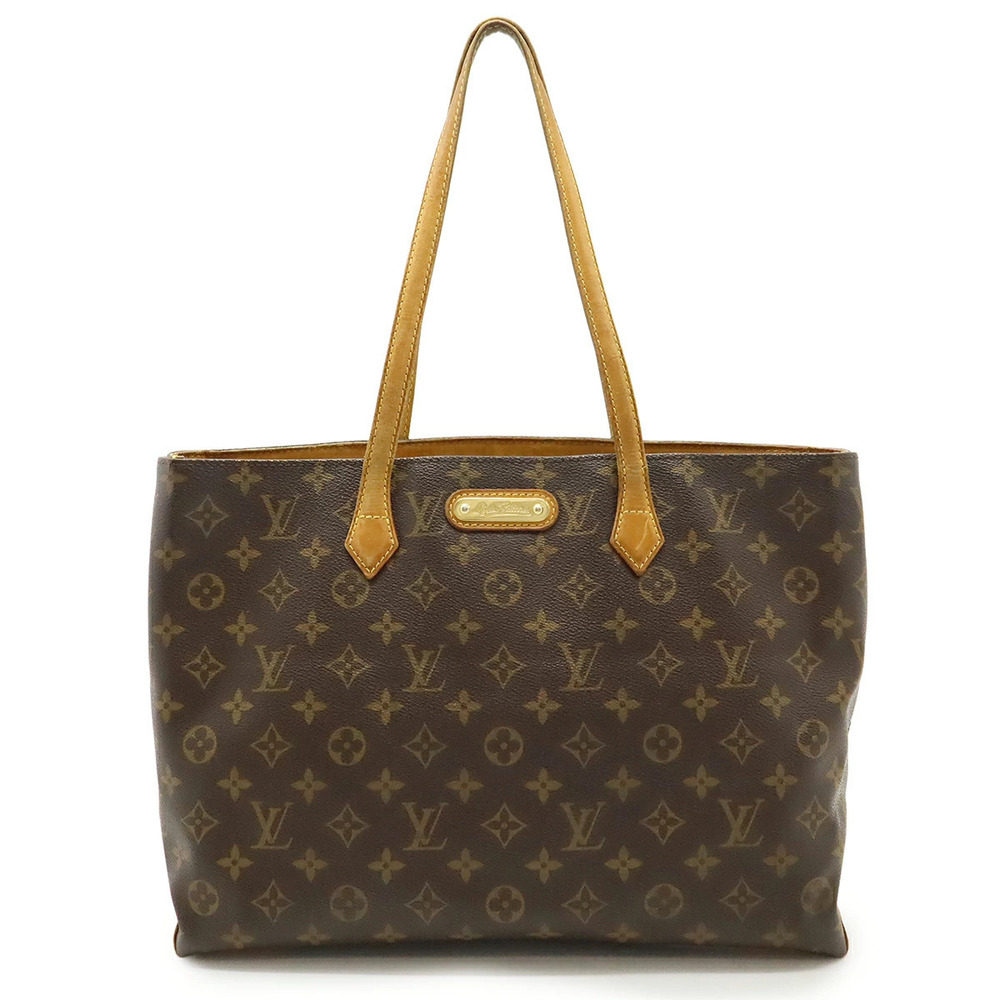 LOUIS VUITTON Monogram Wilshire Tote Bag Shoulder Hobo